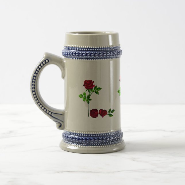 SPELLS peints à la main AIVE Rose Mug en céramique (Gauche)