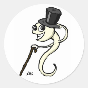 Sperme dans les stickers à chapeau supérieur