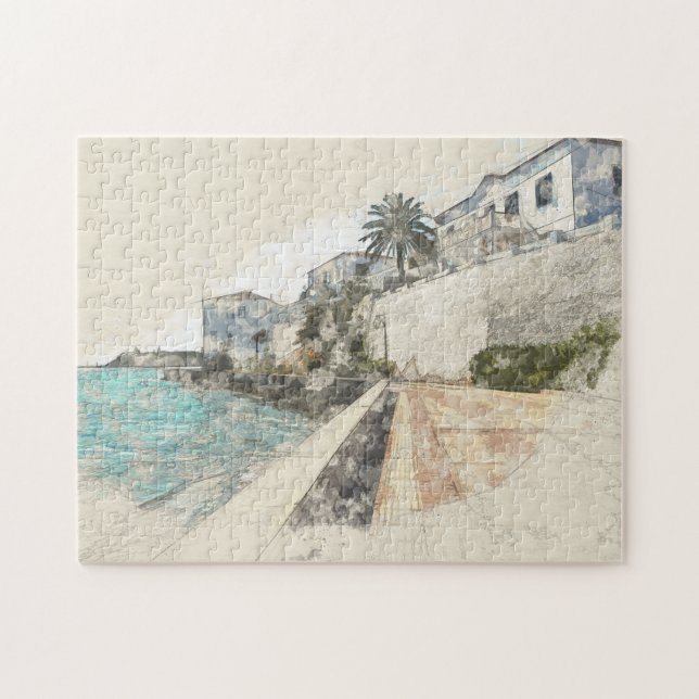 Spetses Island Grèce Jigsaw Puzzle - Grec Pittores (Horizontal)