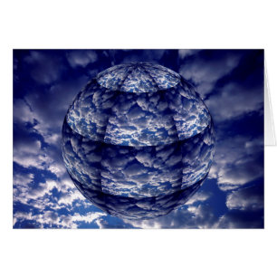 Sphère 3D de nuage abstrait