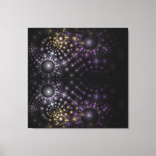 Sphère fractale Mandala Universe toile étirée