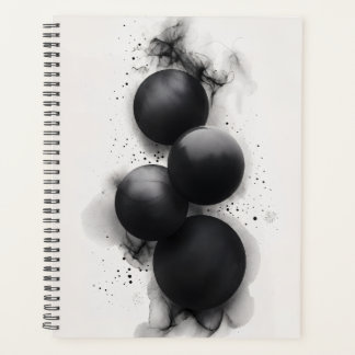Sphères noires Art abstrait moderne