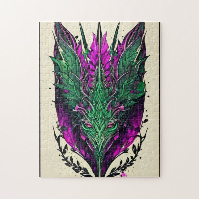 Sphinx Abstrait Puzzle - 252 Pièces (Vertical)