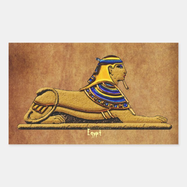 Sphinx du désert Stickers Égypte antique (Devant)