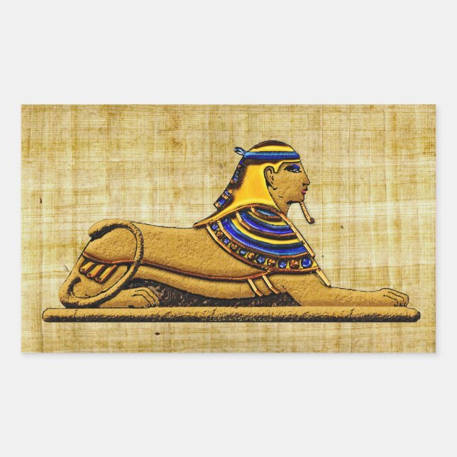 Sphinx du désert Stickers Égypte antique (Devant)