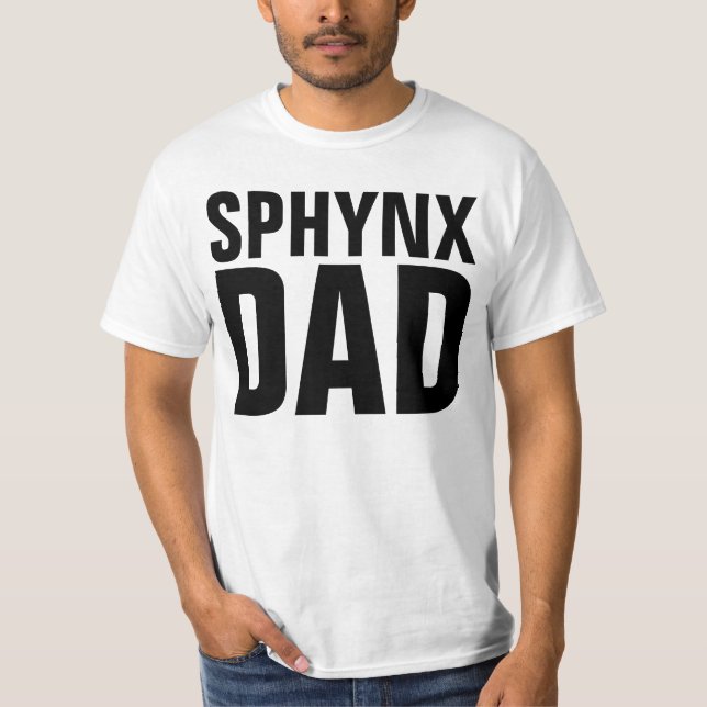 SPHYNX CAT DAD T-shirts & sweatshirts (Devant)