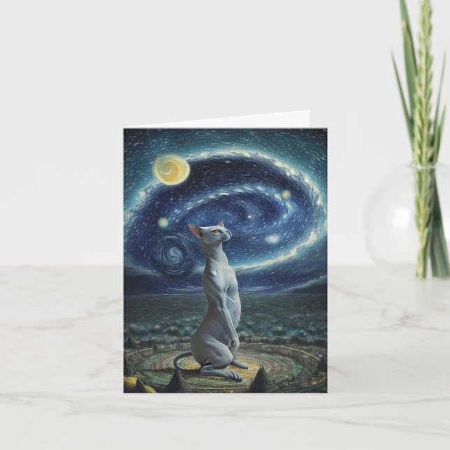 Sphynx N'Importe Quelle Occasion Carte De Voeux (Devant)