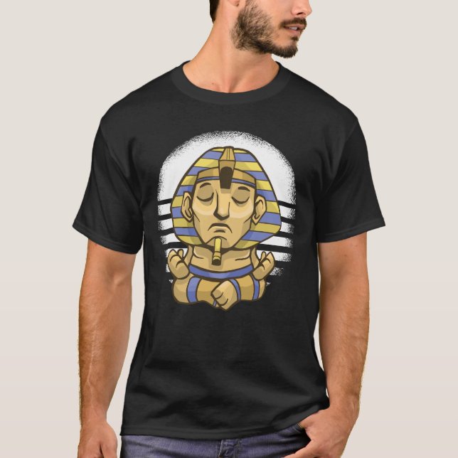 Sphynx Yoga Drôle t-shirt (Devant)