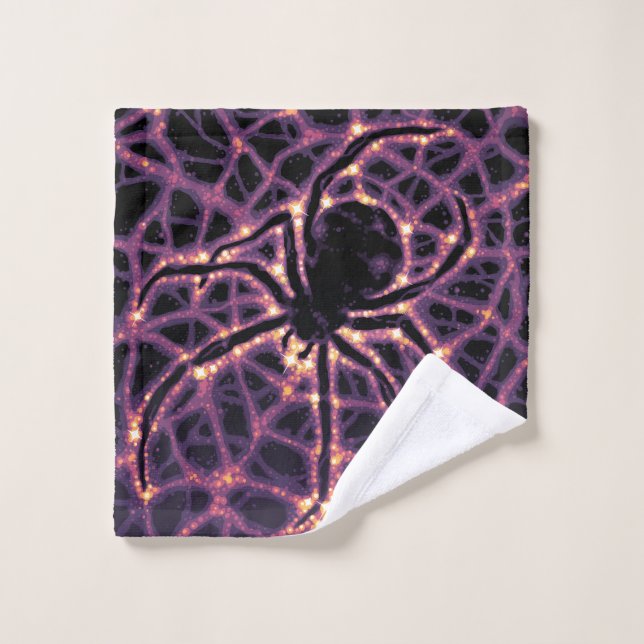 Spider Cosmic Web, Galaxie d'Halloween des horreur (Gant de toilette)