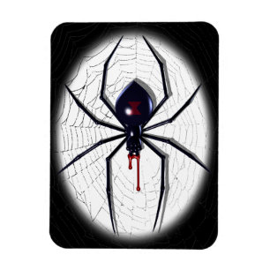 Spider de veuve noire Magnets flexibles