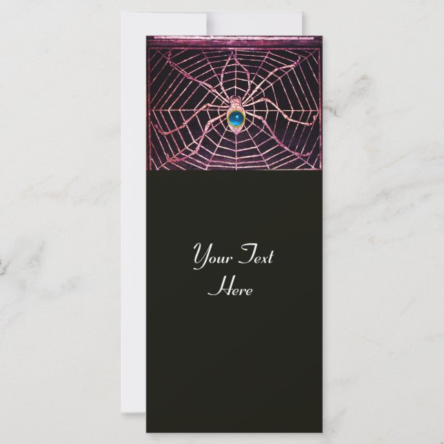 SPIDER ET WEB Bleu Sapphire Noir (Devant)
