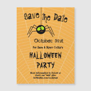 Spider Halloween Party Enregistrer la date Carte m