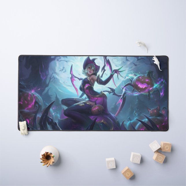 Spider Queen Jaming Desk Mat | Tapis de bureau mag (Tableau pour enfants)