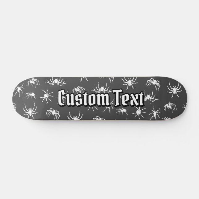 Spider Silhouettes Motif Skateboard (Horz)