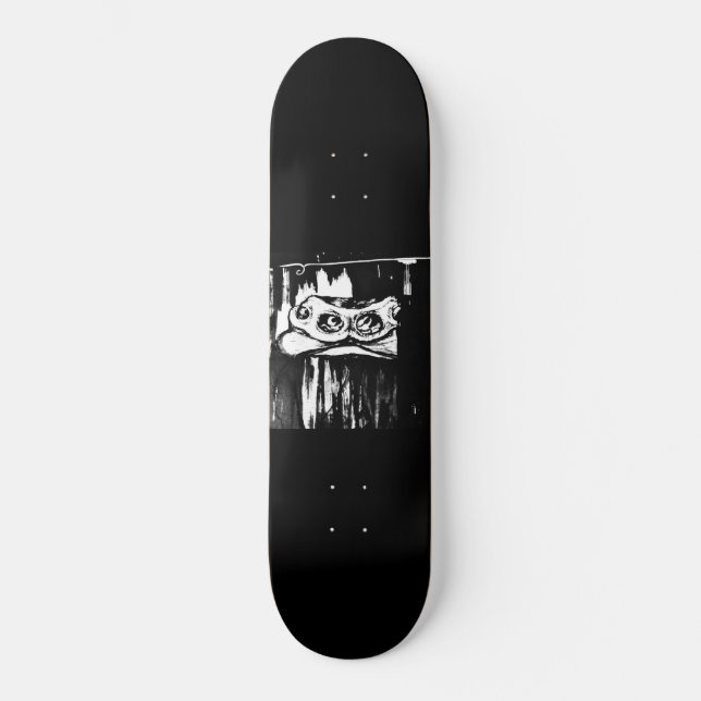 Spider Skateboard Black par Samira Sperry (Recto)