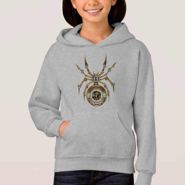 Spider Steampunk sur Arrière - plan pourpre (Devant)
