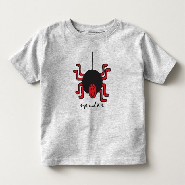 Spider Toddler Top ou T-Shirt (pas de base) (Devant)