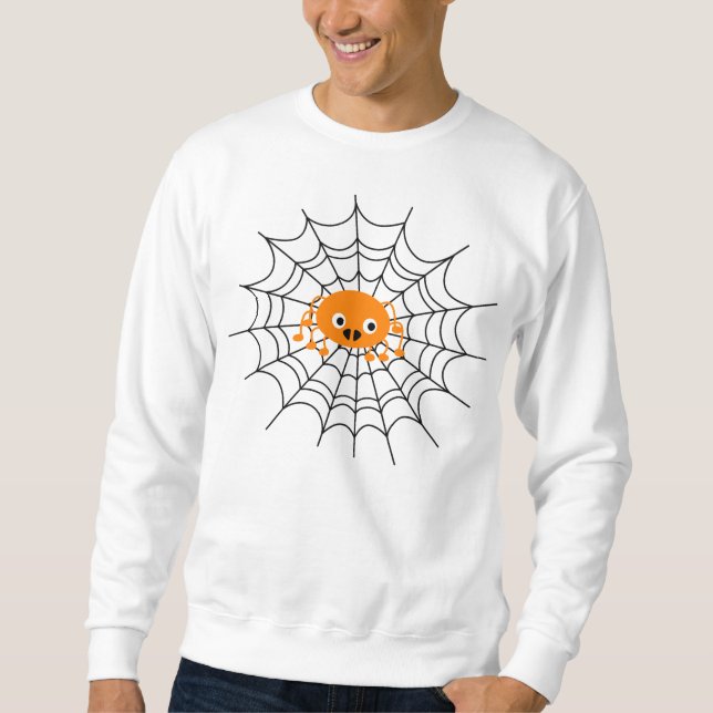 Spider Web avec Spider Halloween Sweatshirt (Devant)