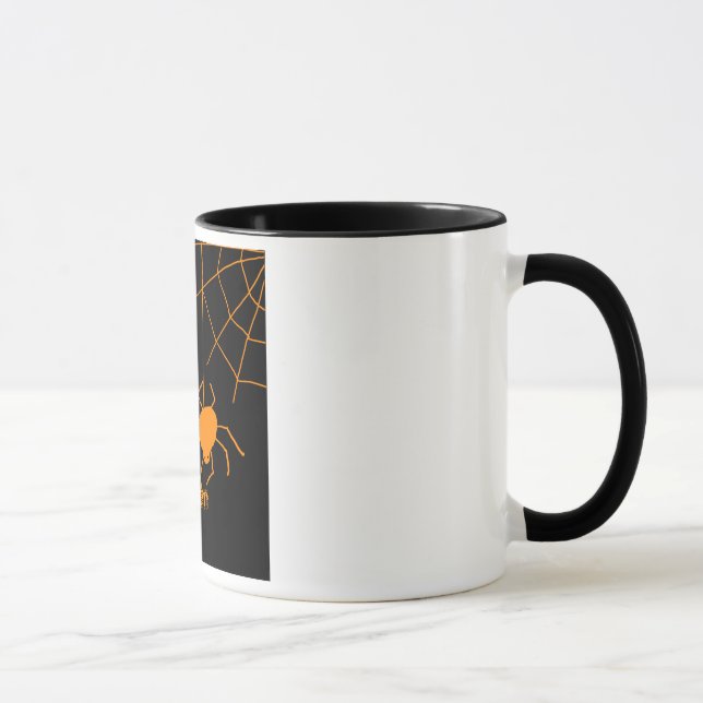 Spider Web Happy Halloween Mug (Droite)