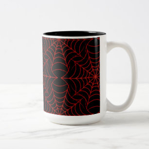 Spider Webs Motif Café Mug