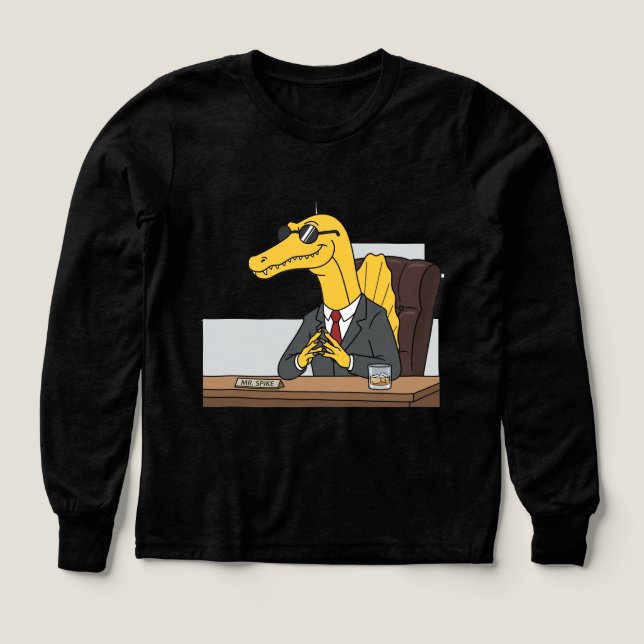 Spike Dinosaur Patron Costume de Bureau Dessin Ani (Motif recto)