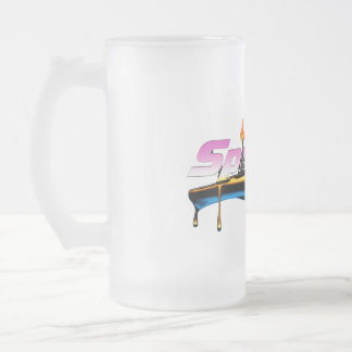 SpillLife Frosted Glass Mug - Look Cool.