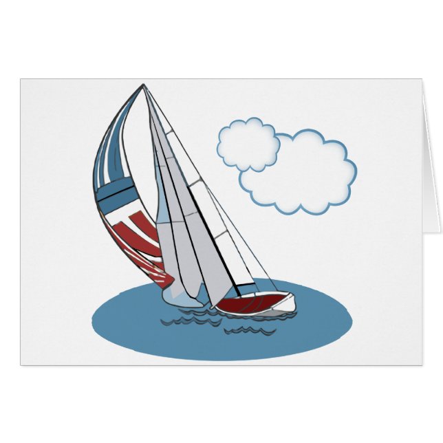 Spinnaker dans le vent (Devant horizontal)