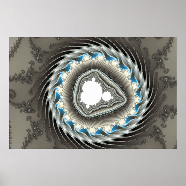 Spinning Wheel - Fractal Poster (Devant)