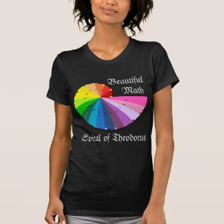 Spiral de Theodorus Magnifique T-shirt Math