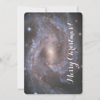 Spiral Galaxy NGC 6946 Joyeuse carte de Noël