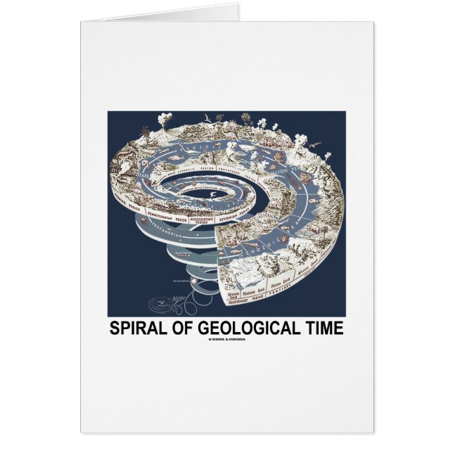 Spirale de temps géologique (spirale de l'histoire (Devant)