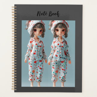 Spirale deux filles mignonnes Photo Planner