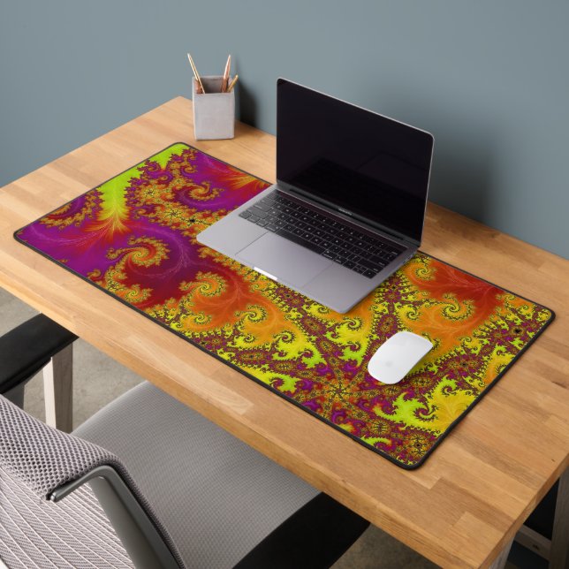 Spirale fractale funky abstraite vibrante et flash (Bureau 2)