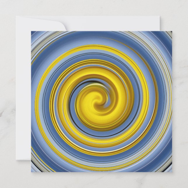 spirale jaune et bleue (Devant)