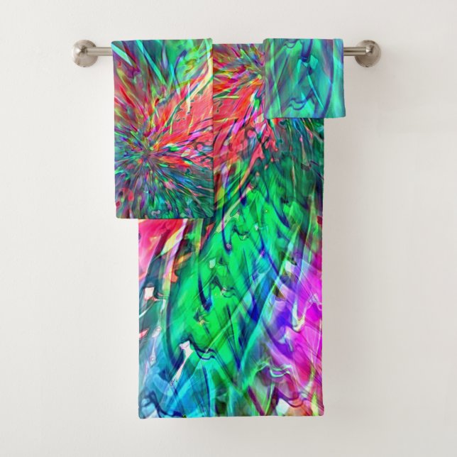 Spirale lisse dans des taches de couleur vive qui  (En situation)