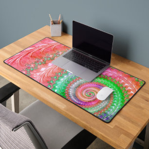 Spirale numérique abstraite fractale colorée groov