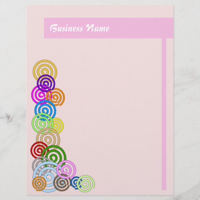 Spirales colorées (Devant)