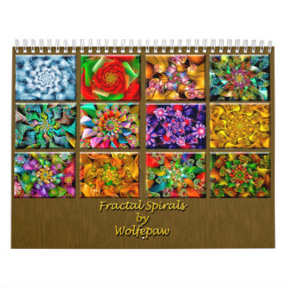 Spirales fractales par Wolfepaw Calendrier