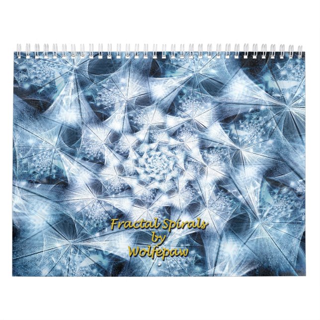 Spirales fractales par Wolfepaw Calendrier Janvier (Protection)