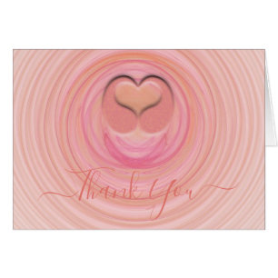 Spirales pastel chic Cœur 3D personnalisé à l'inté