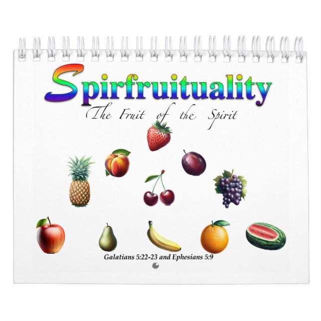 Spirfruité : Le Fruit de l'Esprit Calendrier (Protection)