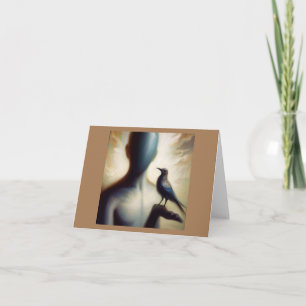 Spirit Animal Mockingbird 2 Carte de voeux pliée