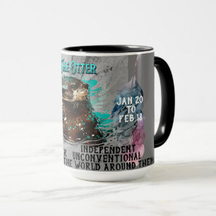 "Spirit Animal" Otter Jan - Feb Coffee Mug