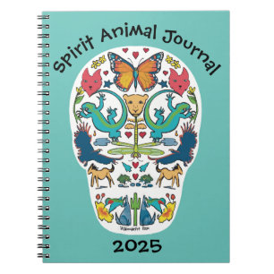 Spirit Animal Sugar Skull Carnet Journal