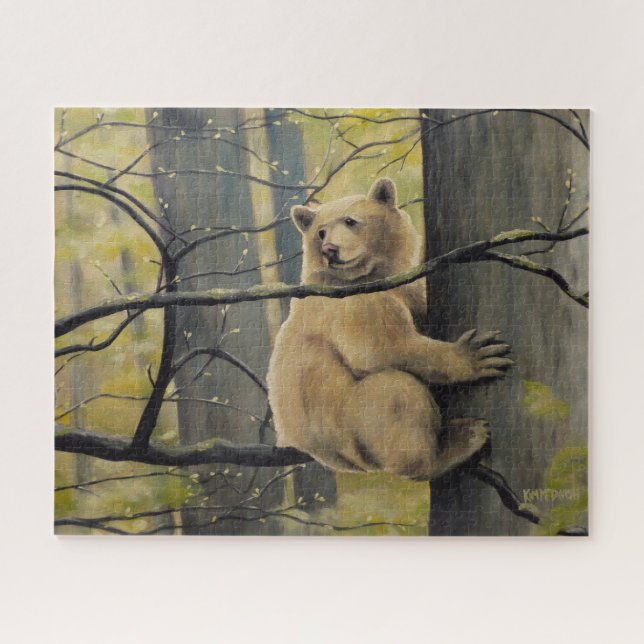 Spirit Bear Puzzle Personnalisé Kermode Bear Jeux (Horizontal)