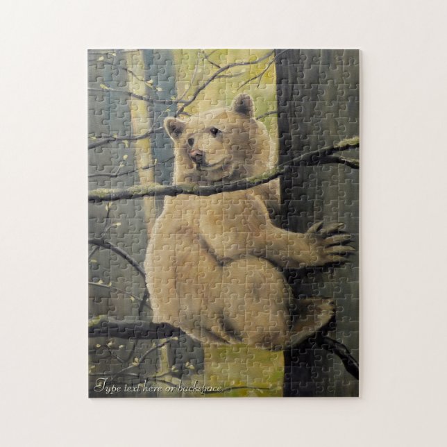Spirit Bear Puzzle Personnalisé Kermode Bear Jeux (Vertical)