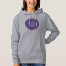 Spirit Dodecahedron Purple Mandala Sweat - shirt à