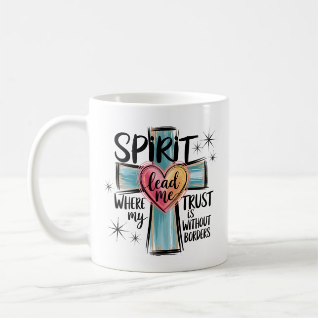 Spirit Me Diriger Christian Coffee Mug (Gauche)