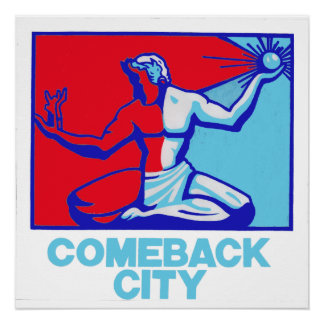 Spirit of Detroit "Hope" 20" x 20", Poster Paper