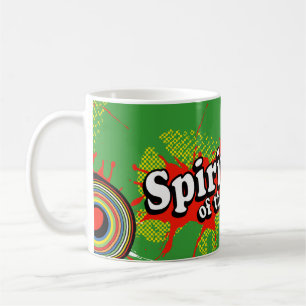 Spirit of the 80's logo vert mug rétro